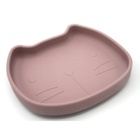 Assiette en silicone Chat, The Cotton Cloud