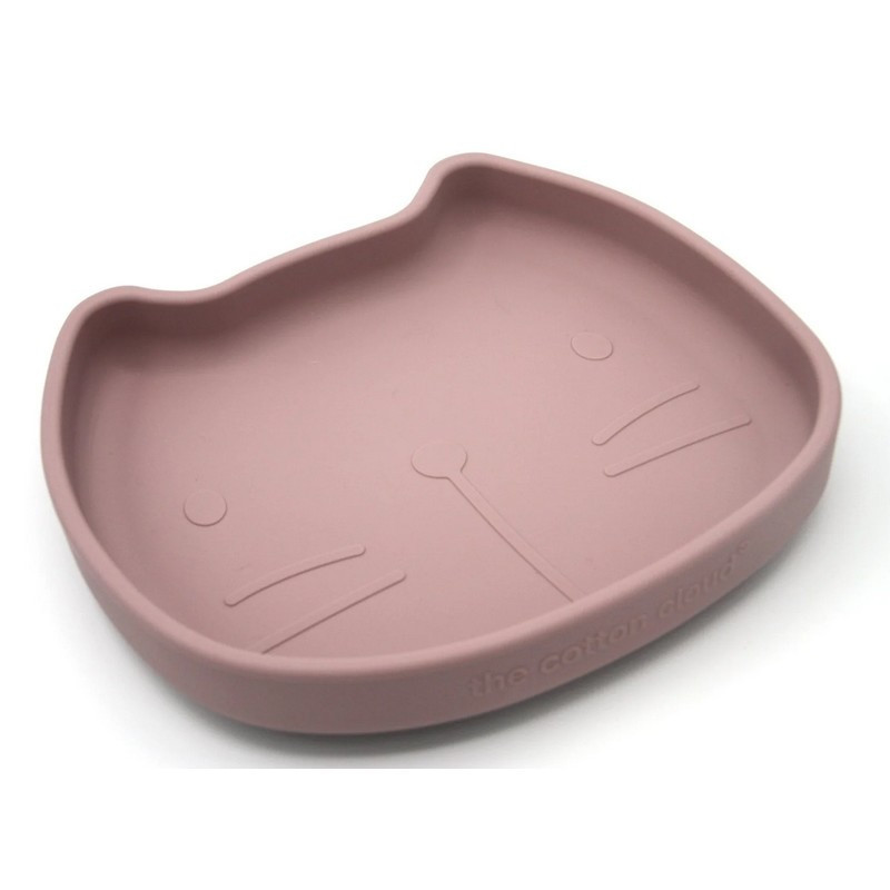 The Cotton Cloud - Assiette en silicone Chat, The Cotton Cloud - The Cotton Cloud