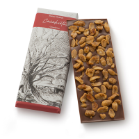 Tablette chocolat lait Cacahuètes 41%, Vincent Guerlais