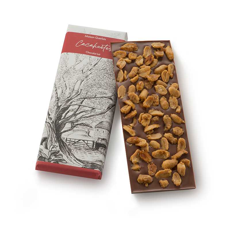 Vincent Guerlais - Tablette chocolat lait Cacahuètes 41%, Vincent Guerlais - Vincent Guerlais