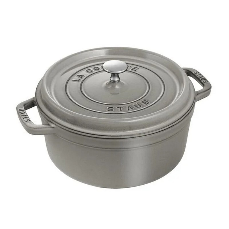 Staub - Cocotte ronde Gris Graphite, STAUB 26 cm - Staub