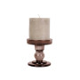 Bougeoir Glass Art Chocolat, Present Time