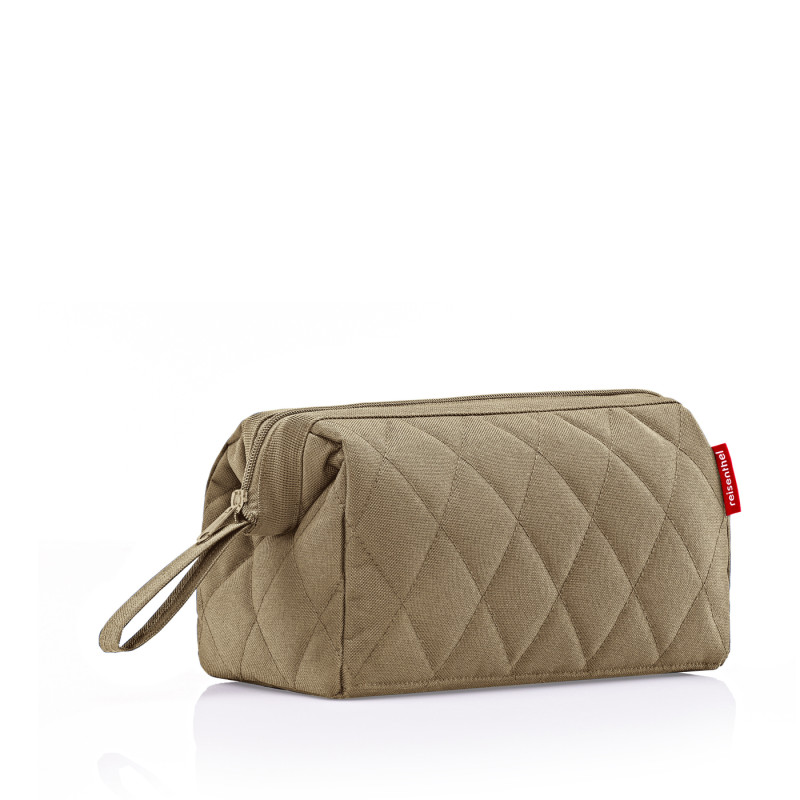 Reisenthel - Trousse de toilette Travelcosmetic Rhombus Olive, Reisenthel - Reisenthel