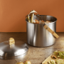 Seau à compost en Inox 7L, Pebbly
