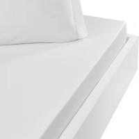 Drap Housse Soft Percale Blanc, Sensei