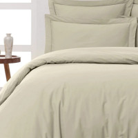 Drap Plat Soft Percale Ficelle, Sensei