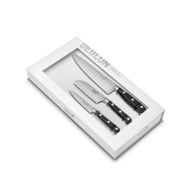 Coffret 3 couteaux Cuisine Idéale Sabatier Deg®, Déglon