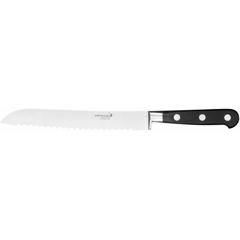 couteau à pain 20 cm cuisine idéale sabatier deg®, déglon - deglon