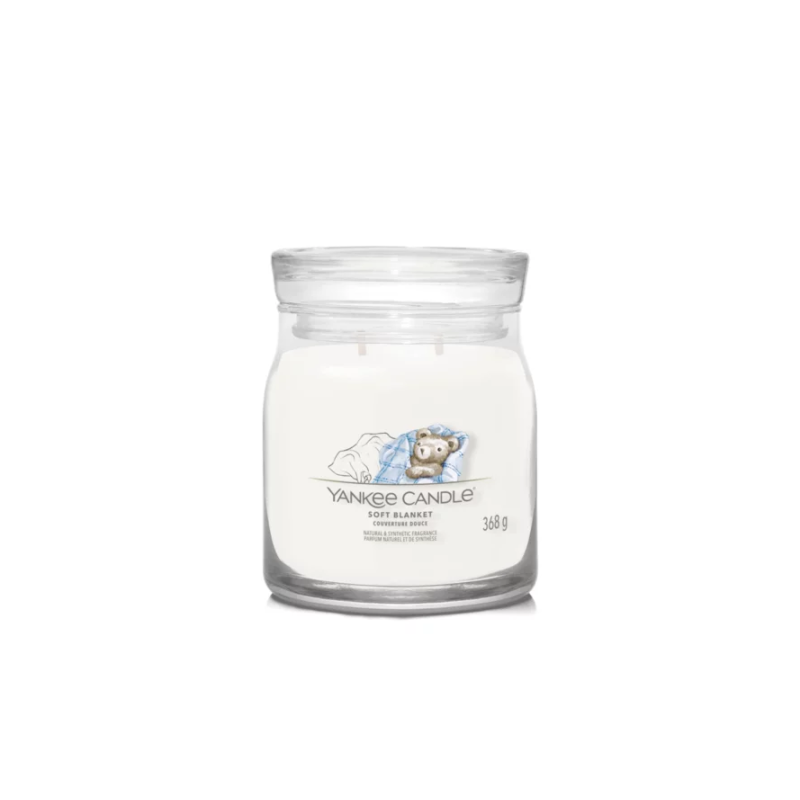 Yankee Candle - Bougie Parfumée Couverture Douce, Yankee Candle Moyen Modèle - Yankee Candle