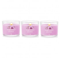 Coffret de 3 Bougies Votives Parfumées Orchidée Sauvage, Yankee Candle