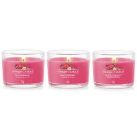 Coffret de 3 Bougies Votives Parfumées Framboise Rouge, Yankee Candle
