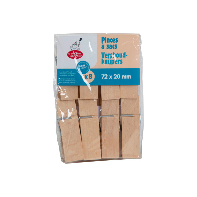 Ecodis - Sachet de 8 Pinces à Sacs, Ecodis - Ecodis
