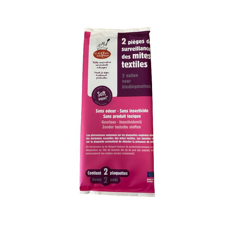 Ecodis - Sachet de 2 pièges de surveillance des mites textiles, Ecodis - Ecodis