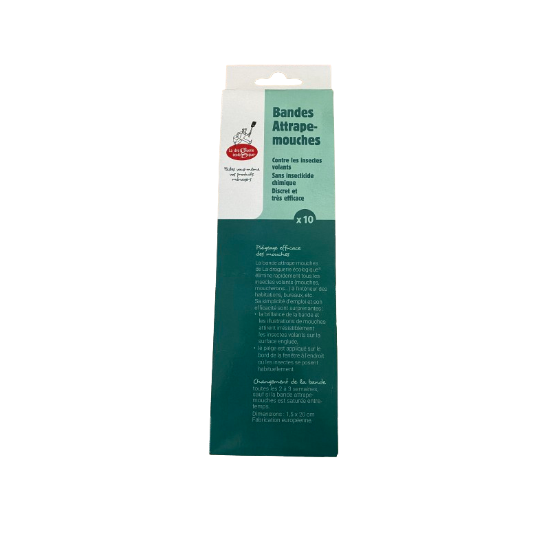 Ecodis - 10 Bandes Attrape-mouches pour fenêtre, Ecodis - Ecodis