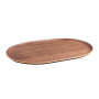 Plateau Ovale Bois Brun, Table Passion