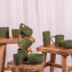 Coffret 4 mugs 35cl Jaspe Vert, Table Passion