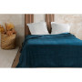 Jeté de lit Gaufré Bleu, Linder