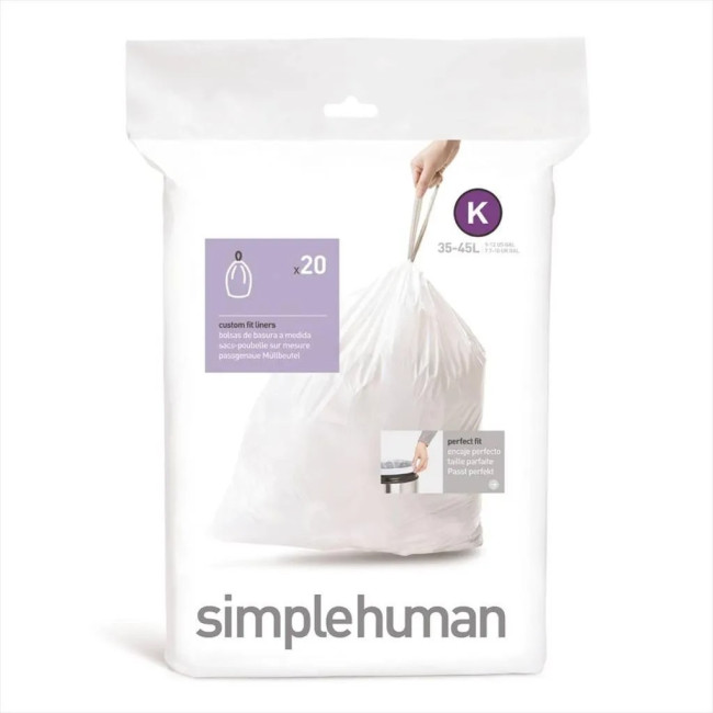 Sacs poubelle 35-45L - K, Simplehuman