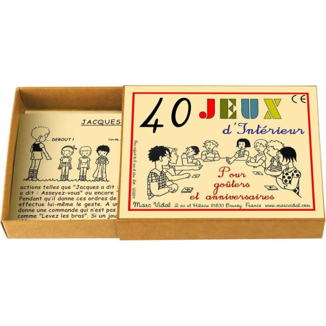 40 Jeux d'intérieur, Marc Vidal