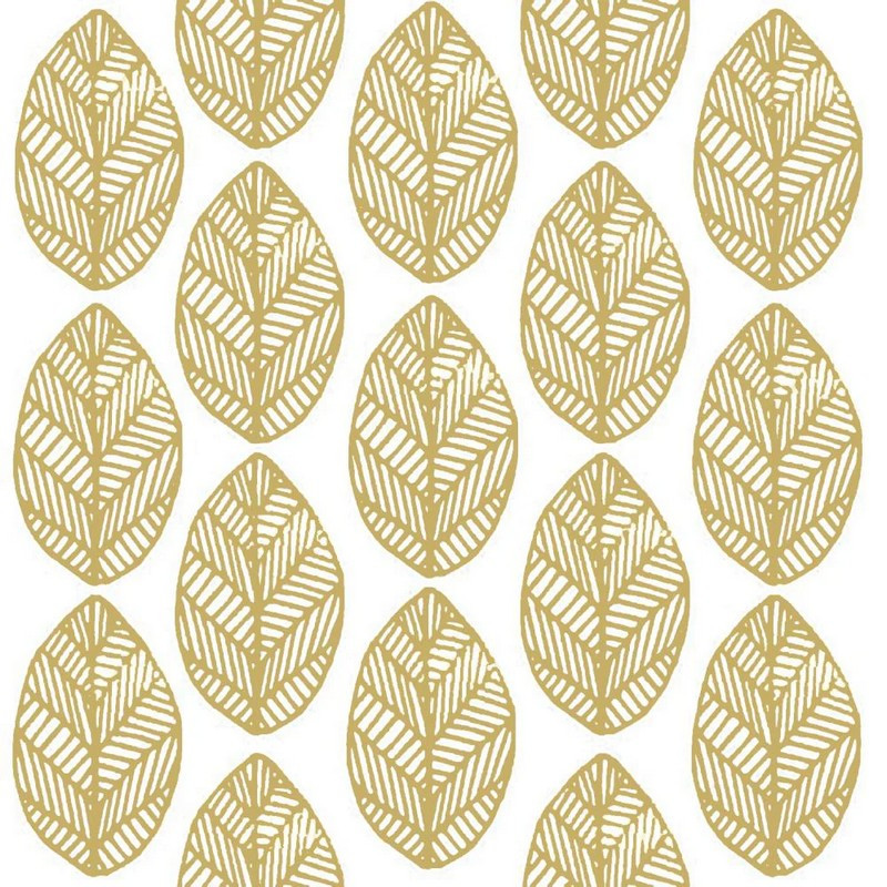 PaperProduct Design - 20 serviettes en papier Golden Leaves, PaperProduct Design 33 x 33 cm - PaperProduct Design