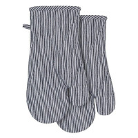 2 gants de cuisine Lina Stripe Navy, Ladelle