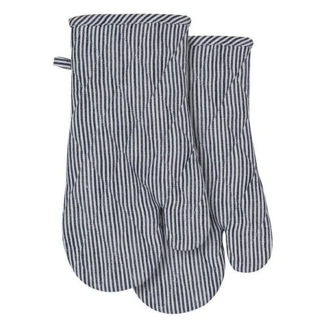 2 gants de cuisine Lina Stripe Navy, Ladelle