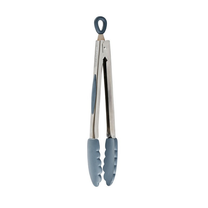 Mastrad - Pince de cuisine acier et silicone, Mastrad Gris - MASTRAD