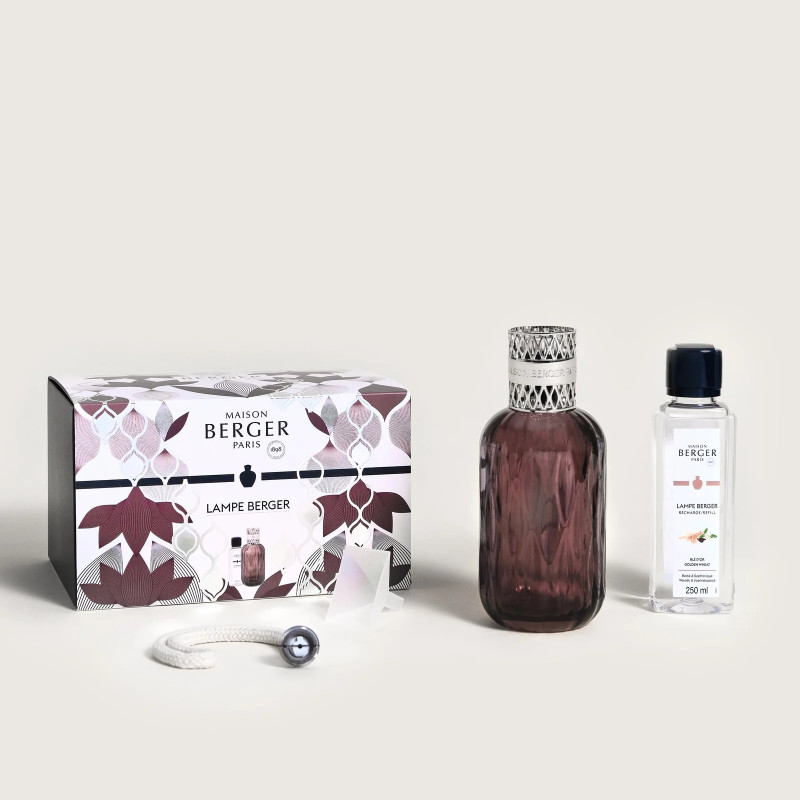 Coffret lampe Berger Quintessence Prune, Maison Berger