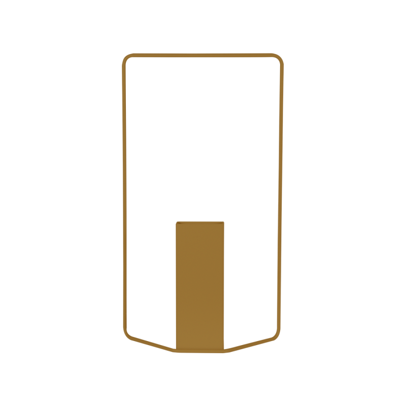 FERMOB - Vase rectangulaire H 62 cm ITAC, Fermob Pain d'épices - FERMOB
