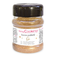 Pot de Sucre Pailleté Or, Scrapcooking