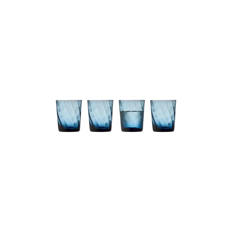 LYNGBY GLAS - Coffret 4 verres Vienna Blue, Lyngby Glas 30 cl - LYNGBY GLAS