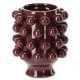 Vase 24 cm Grappa Noir, Athezza