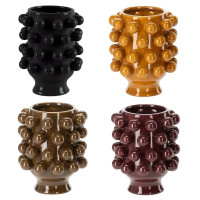Vase 24 cm Grappa Noir, Athezza