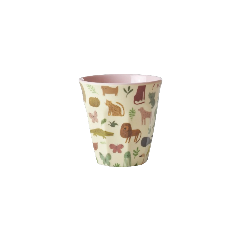 Rice - Petit gobelet enfant rose Sweet Jungle, Rice - Rice