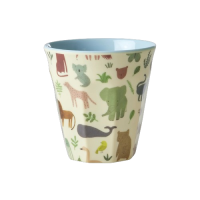 Petit gobelet enfant bleu Sweet Jungle, Rice