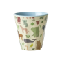 Petit gobelet enfant bleu Sweet Jungle, Rice