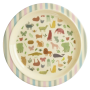 Assiette Plate Sweet Jungle en mélamine, Rice