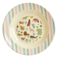 Assiette Creuse Sweet Jungle en mélamine, Rice