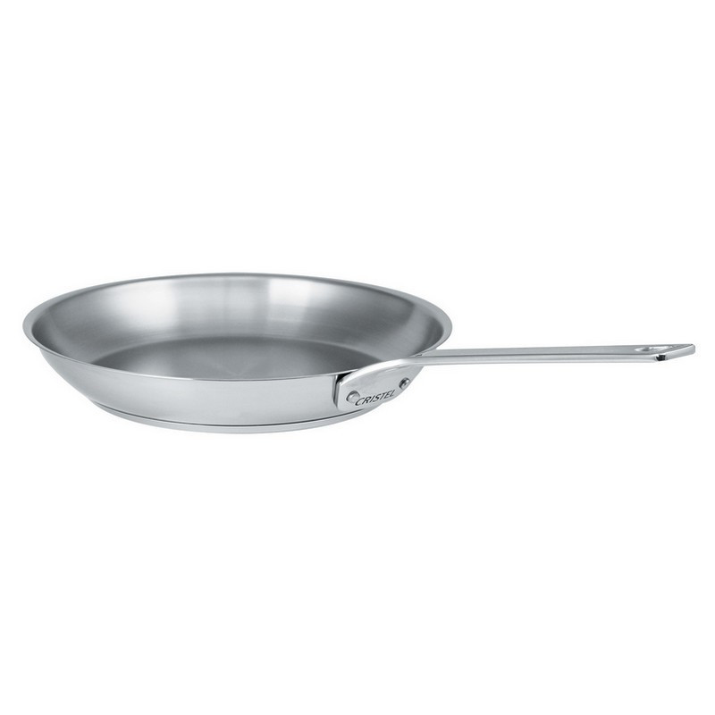 CRISTEL - Poêle en inox brossé collection 1826, Cristel 24 cm - CRISTEL