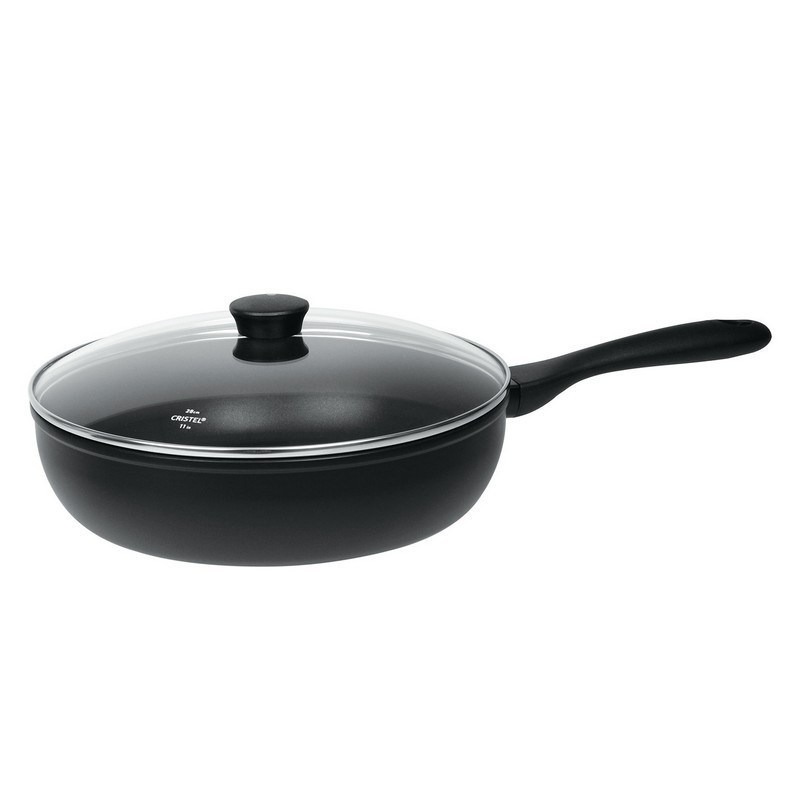 CRISTEL - Sauteuse anti-adhérente avec couvercle Cookway, Cristel Diamètre 28 cm - CRISTEL
