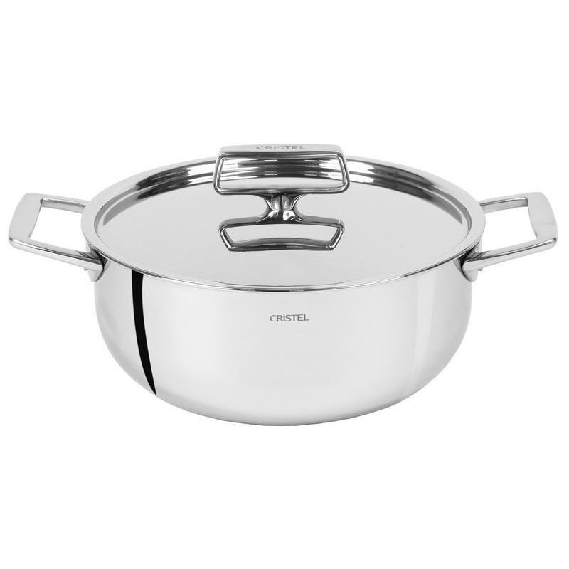 CRISTEL - Faitout inox Castel'Pro, Cristel 28 cm - CRISTEL