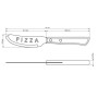Couteau à pizza Manche Bois, Tramontina