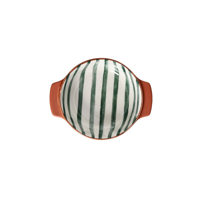 Pomax - Plat à four Mykonos vert, Pomax 12 cm - Pomax