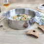 Sauteuse 24cm amovible inox Casteline, Cristel