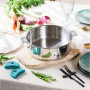Sauteuse 24cm amovible inox Casteline, Cristel
