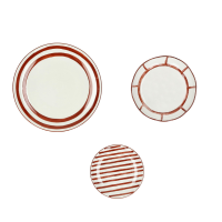 Assiette Mykonos rouille, Pomax