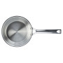 Série de 3 casseroles en inox brossé collection 1826, Cristel
