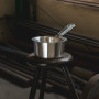 Série de 3 casseroles en inox brossé collection 1826, Cristel