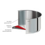 Sauteuse 18cm inox amovible Mutine, Cristel