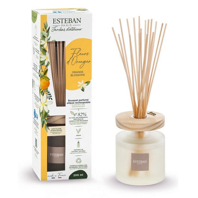 Esteban - Bouquet parfumé Ellipse Fleurs d'oranger 200ml, Esteban - ESTEBAN